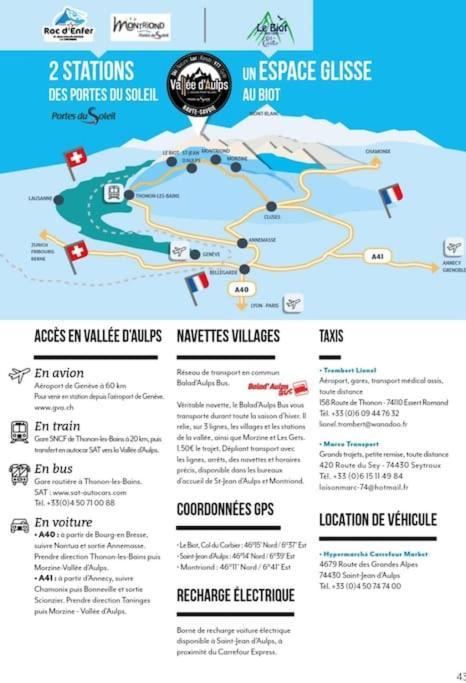 Portes Du Soleil A Avec Menage Et Wifi Inclus Le Biot